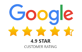 4.9 star Google customer rating